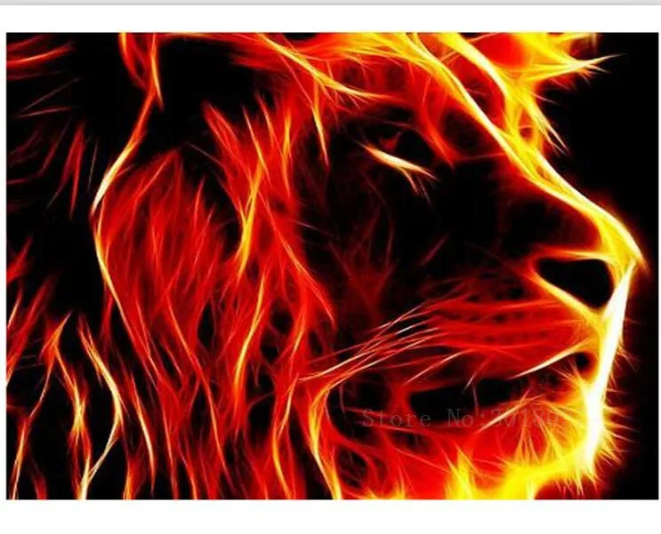 Алмазная мозаика Diy вышивка закат сияющая под львом картина крестиком Цветочные