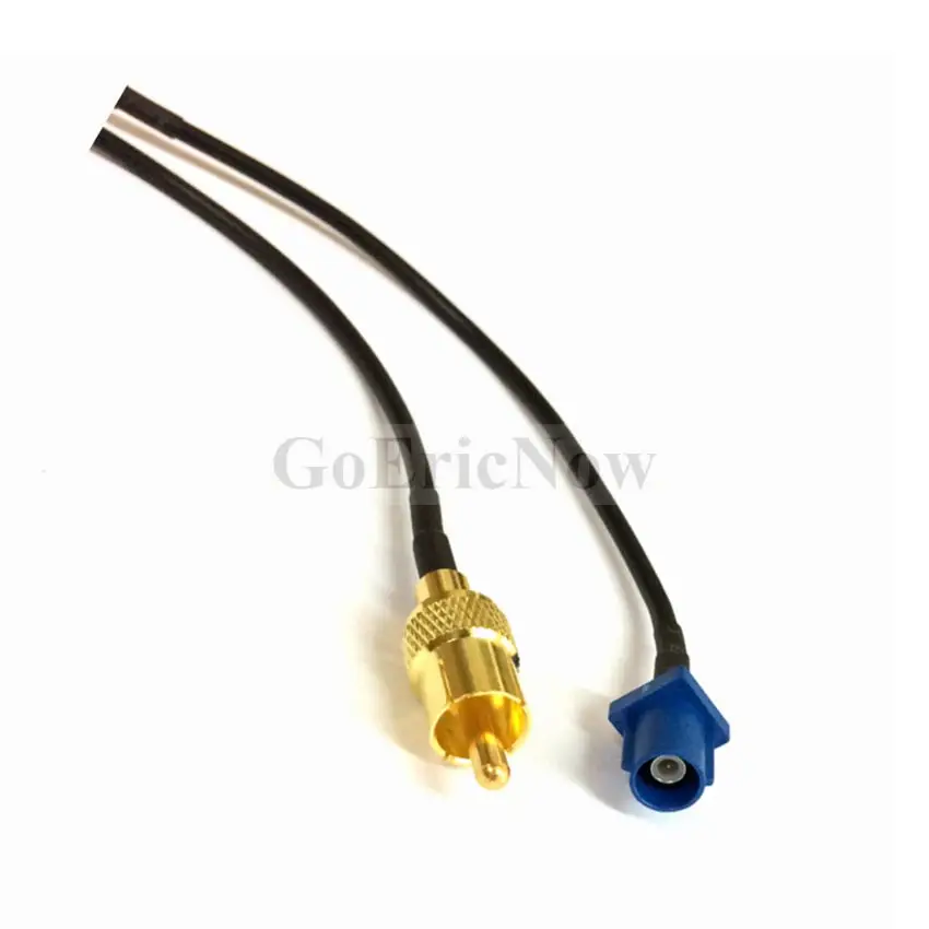 Коннектор Fakra SMB C со штепсельной вилкой на RCA Video TV коннектор RG174 ОТРЕЗОК кабеля 15