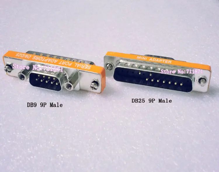 DB9 9 P мужской DB25 9pin мужской Серийный адаптер d9/D25 последовательный Порты и разъёмы Разъем db25/DB9 адаптер 9 P DB9 D25 преобразовать защитить Совместное Адаптер