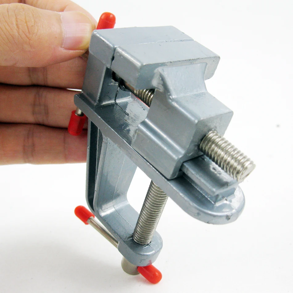 1 шт Мини-хобби Алюминий верстак тиски Bench соединения стол поворотный замок зажим