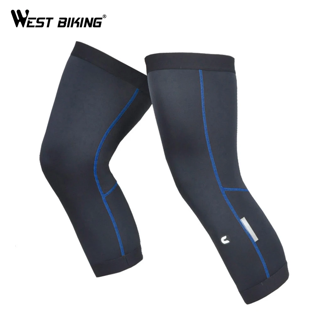 blue strip CHEJI горная синяя полоса солнцезащитный чехол для велосипедных ног наколенники гетры для езды на велосипеде - Цвет: blue strip
