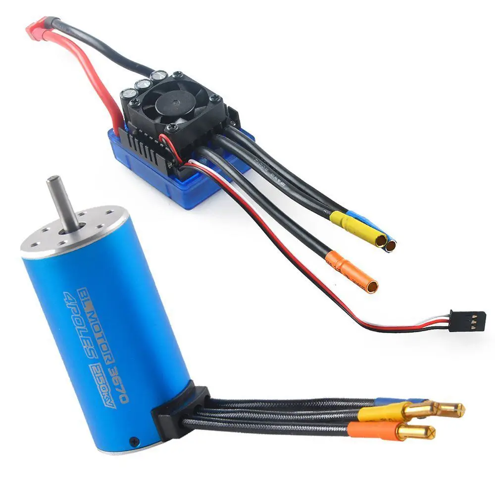 Лучшие предложения 3670 2150KV 5 мм 4 P Бессенсорный бесщеточный мотор с 80A