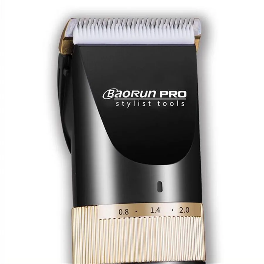 Профессиональная электрическая машинка для стрижки волос титановое лезвие