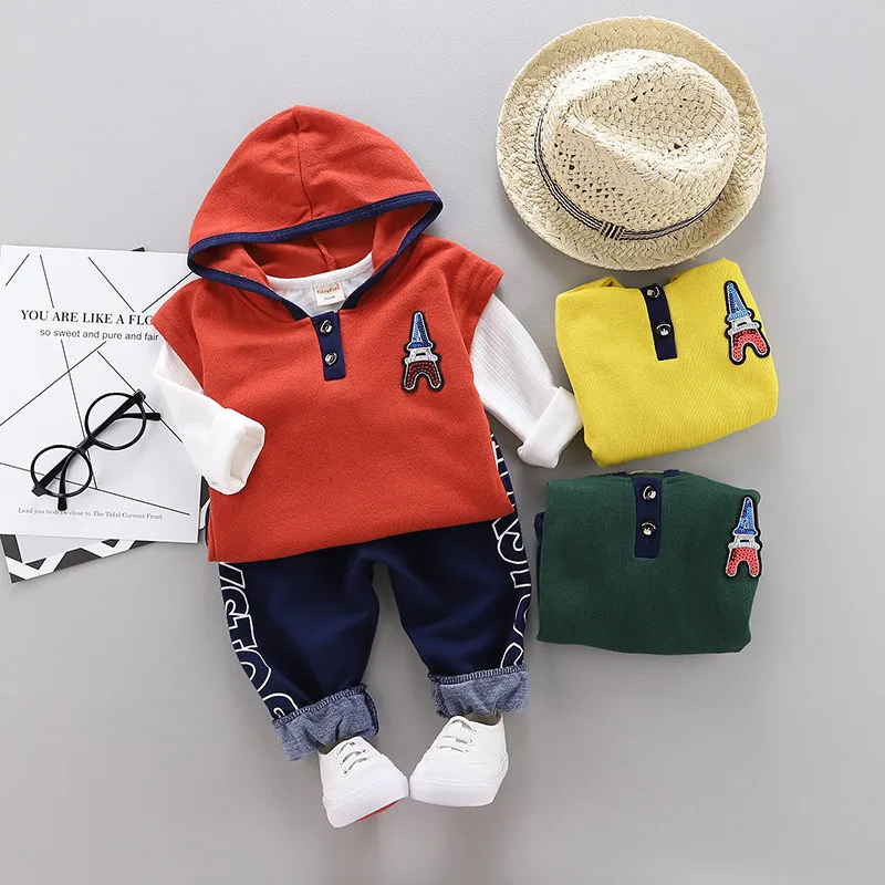 2018 high quality Cotton autumn casual kid suit children set baby clothing boys girl clothes | Детская одежда и обувь