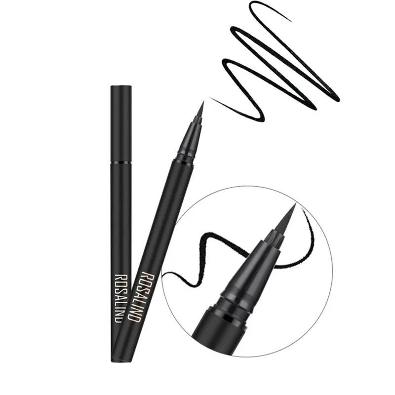 ROSALIND Новая Подводка для глаз штамп Макияж Черная Водонепроницаемая подводка с
