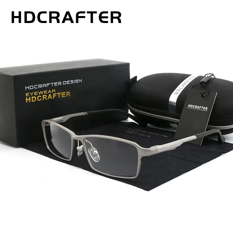 

HDCRAFTER TR90 17g Lightweight Glasses Frame Myopia Hyperopia Prescription Eyeglasses Frames Reading Clear Glasses Frame Men