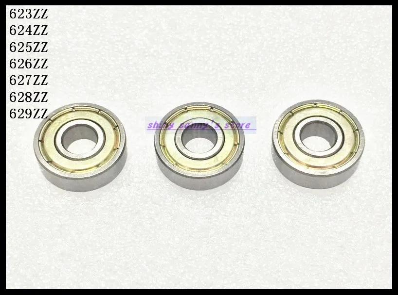 5-10 шт./лот 623zz 624zz 625zz 626zz 627zz 628zz 629zz Миниатюрный подшипник из углеродистой стали с