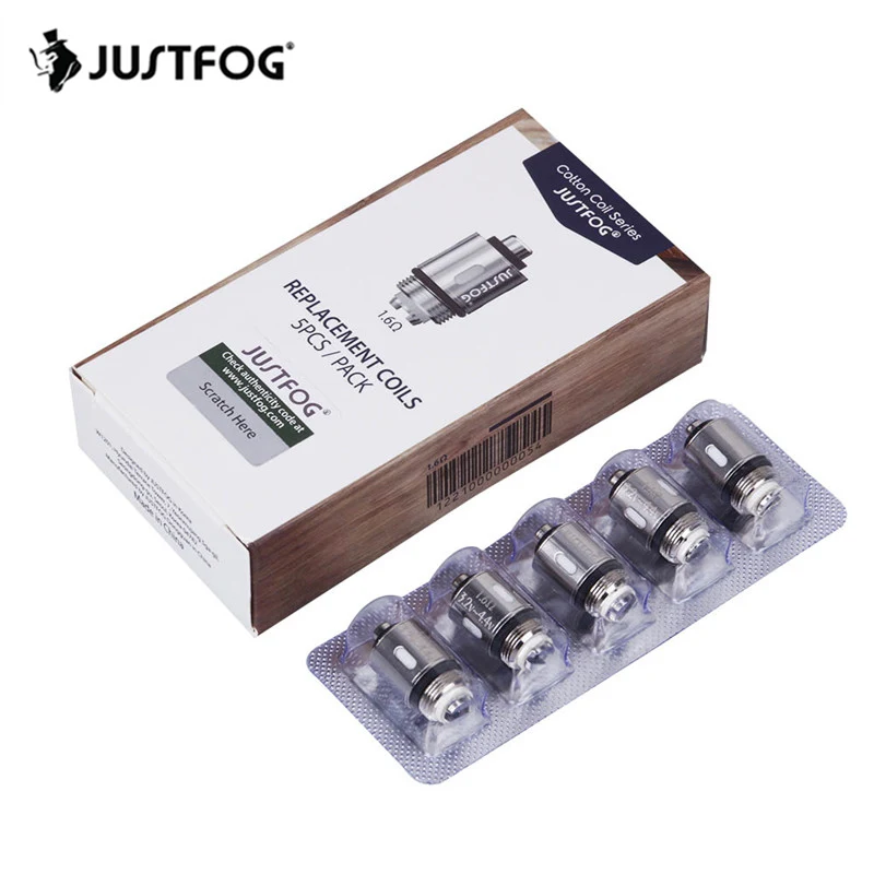 Оригинальный JUSTFOG Vape катушка головка Ядро 1 2 Ом 6 Замена для C14 Q14 Q16 P16A электронная