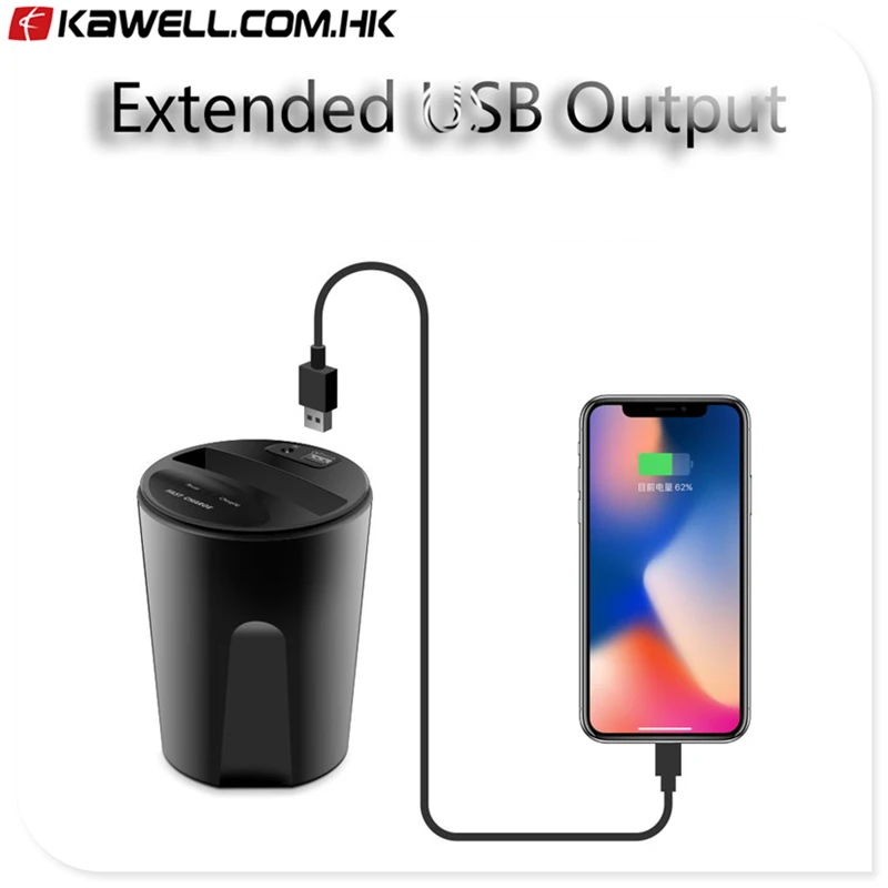Автомобильное беспроводное зарядное устройство Qi зарядка подставка для iPhone 8X10