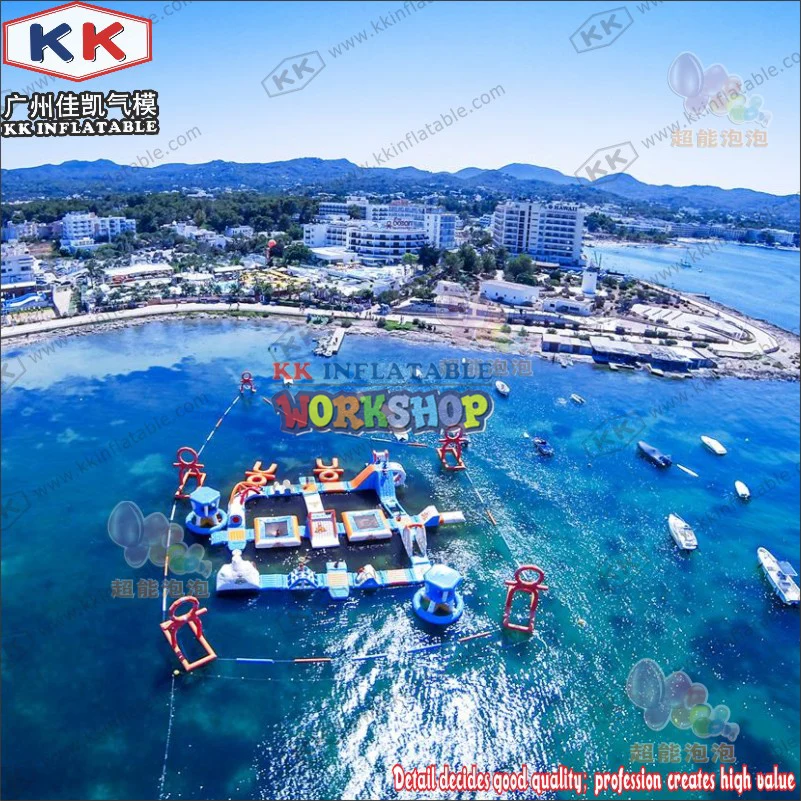 Надувной водный аттракцион Aqua Adventure из ПВХ на заказ 0 9 мм|Водные горки| |