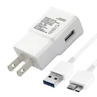 Зарядное устройство для телефона Note3 S5 + кабель для синхронизации данных и зарядки 3 фута Micro USB 3,0 для Samsung Galaxy S5 Note 3 S5 i9600 G900 N9002 N9008