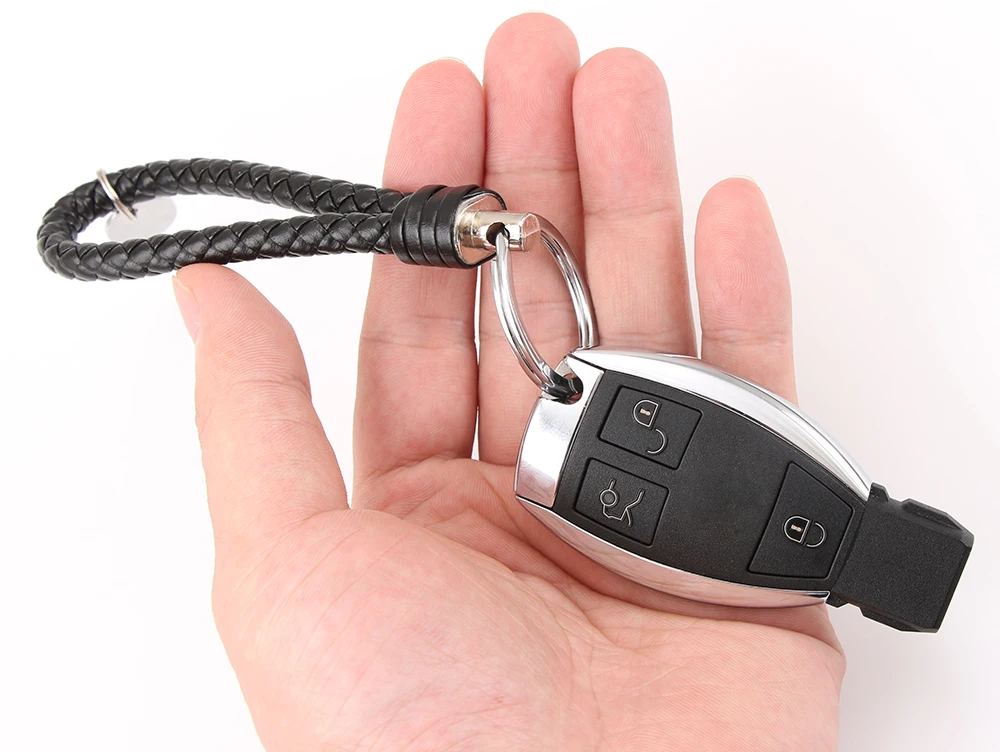 Плетеный брелок для автомобильных ключей Toyota wish mark x supra gt86 4runner avensis Camry RAV4 Prado Corolla