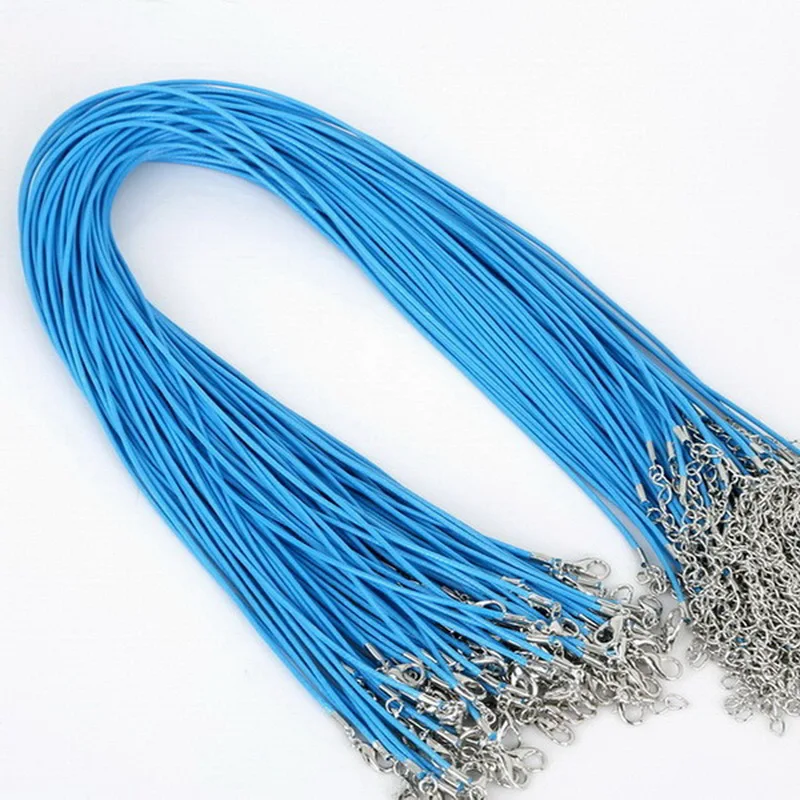 10 шт. шнуры из искусственной кожи с застежкой лобстером 1 5/2 мм|leather cords|chain bracelet