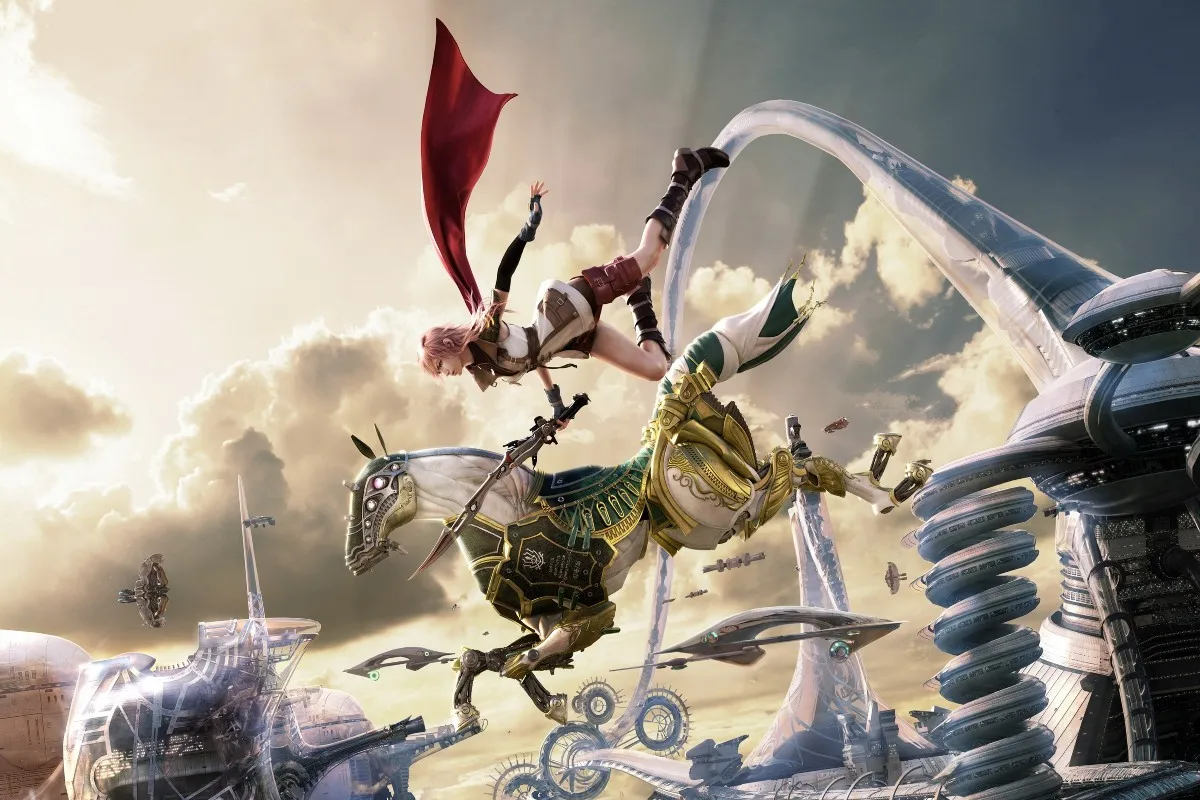 Холст Тканевый постер с рисунком на заказ (рама доступны) Final Fantasy XIII TDM437 для