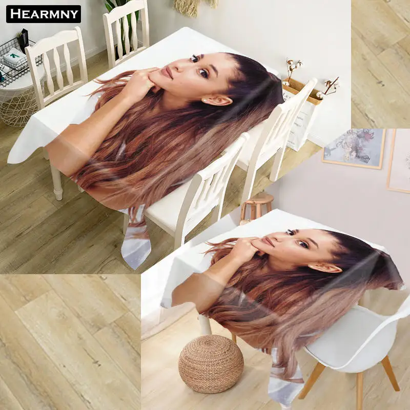 Заказная скатерть Ariana Grande-13 декораций для дома прямоугольные вечерние Чехлы для стола офисные простые больше размеров обеденный кухонный стол