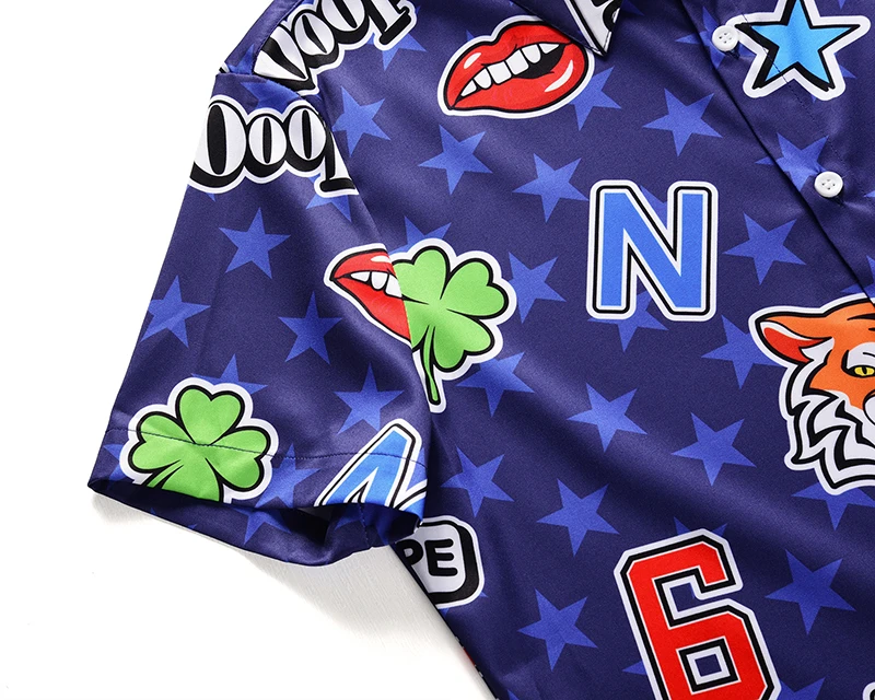 Mr.1991INC Harajuku мужские летние комбинезоны модные с коротким рукавом Комбинезоны 3D принт мультфильм тигровый Комбинезон Цельные наборы