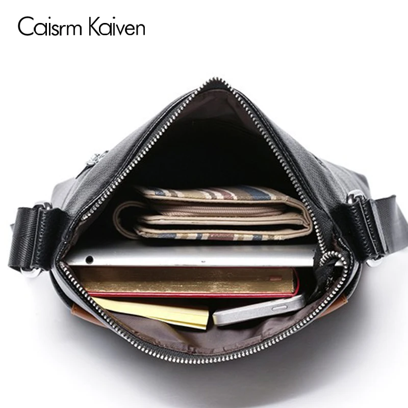 Caisrm kaiven Новые подлинные мужской моды пакет продаж PU Сумка Деловая Повседневная