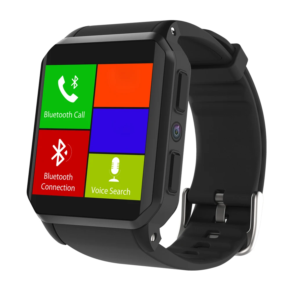 KingWear KW06 3G GPS Смарт часы 8 Гб ROM IP68 водонепроницаемый с камерой монитор сердечного