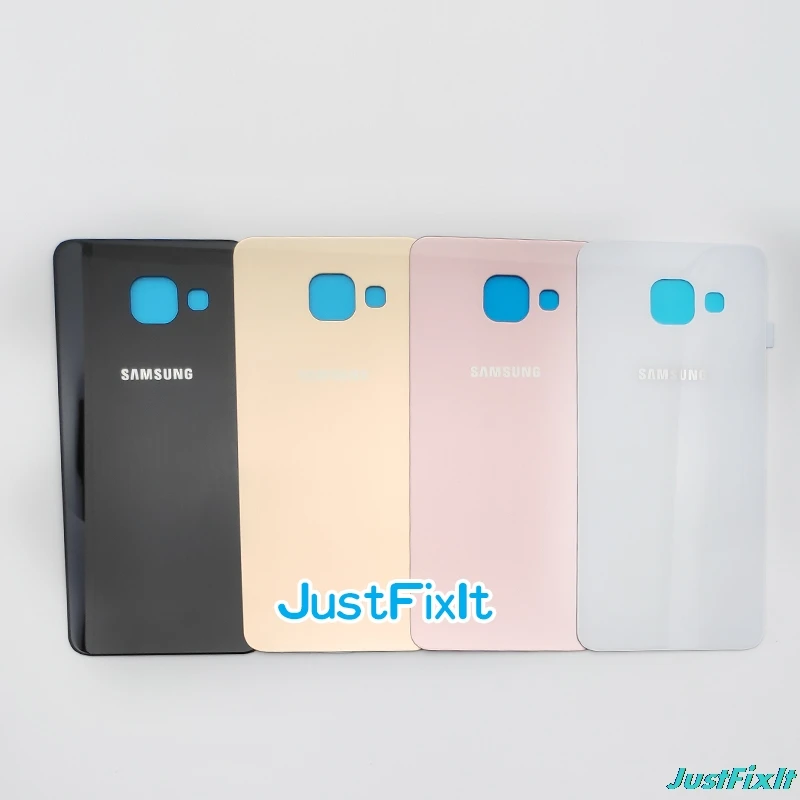 Для SAMSUNG Galaxy A3 2016 A310 A310F Задняя крышка батареи Дверь стеклянная Корпус чехол
