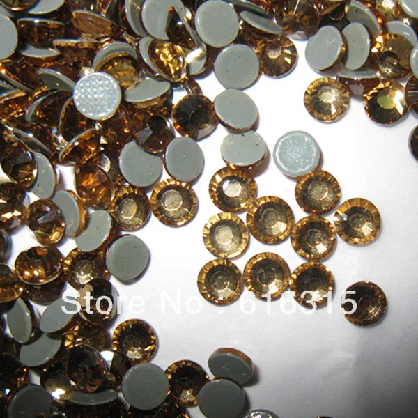 Чрезвычайно блестящие камни горячей фиксации ss20 вмонтированный Топаз горный