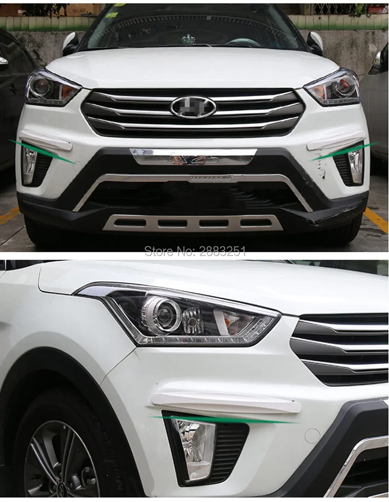 2 шт. Автомобильная резиновая полоска Крушение Бар Бампер полоса отделка