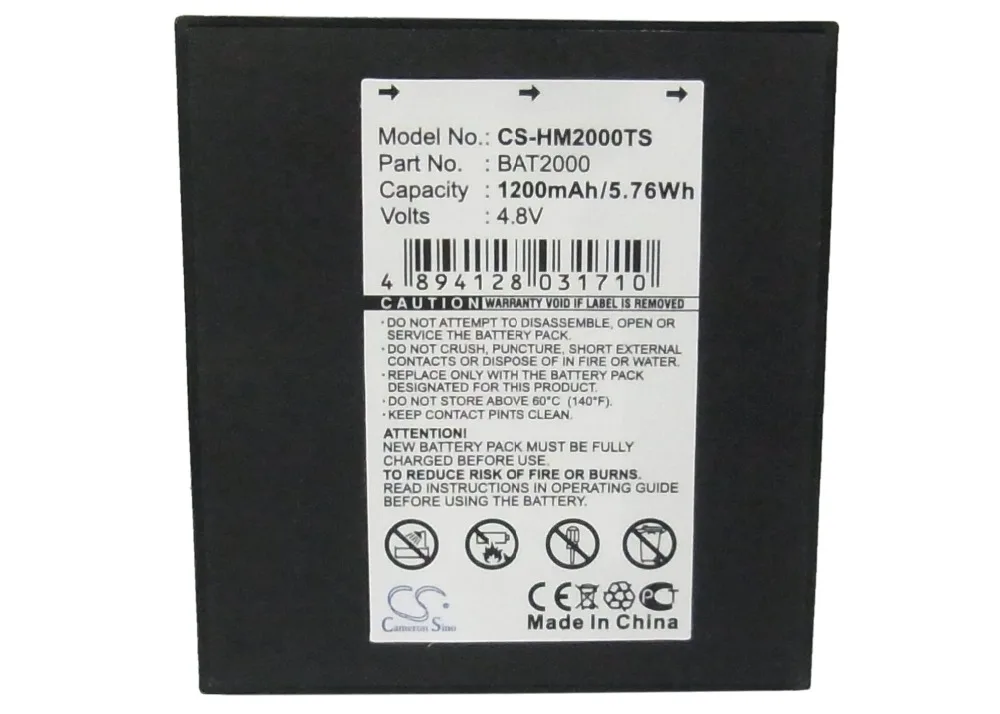 

Cameron Sino 1200mAh BatteryHME BAT2000 for HME COM 2000
