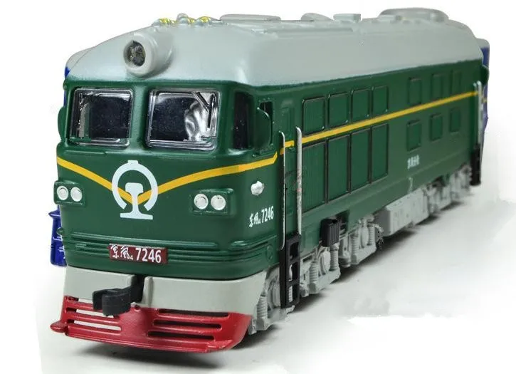 Сплав модели поезда, 1: 87 сплав тяги назад поезд, двигатель поезд, классические детские игрушки, Diecasts и игрушечные транспортные средства
