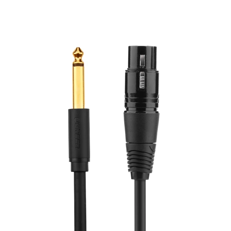 Ugreen AV131 микрофонный провод шнур 6 35 мм в XLR аудио кабель 5 штекер-гнездо для