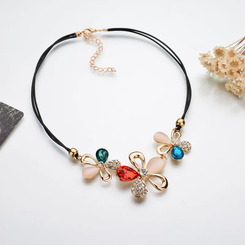 MissCyCy вид стрельба Женская одежда Аксессуары Популярные Красочные Кристалл колье