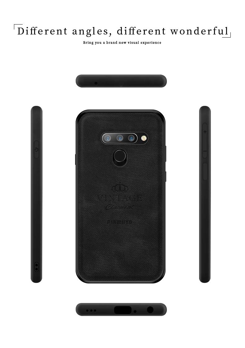 Для LG V40 чехол ThinQ Мягкий ТПУ + Жесткий ПК PINWUYO Роскошная фотография для тонкая