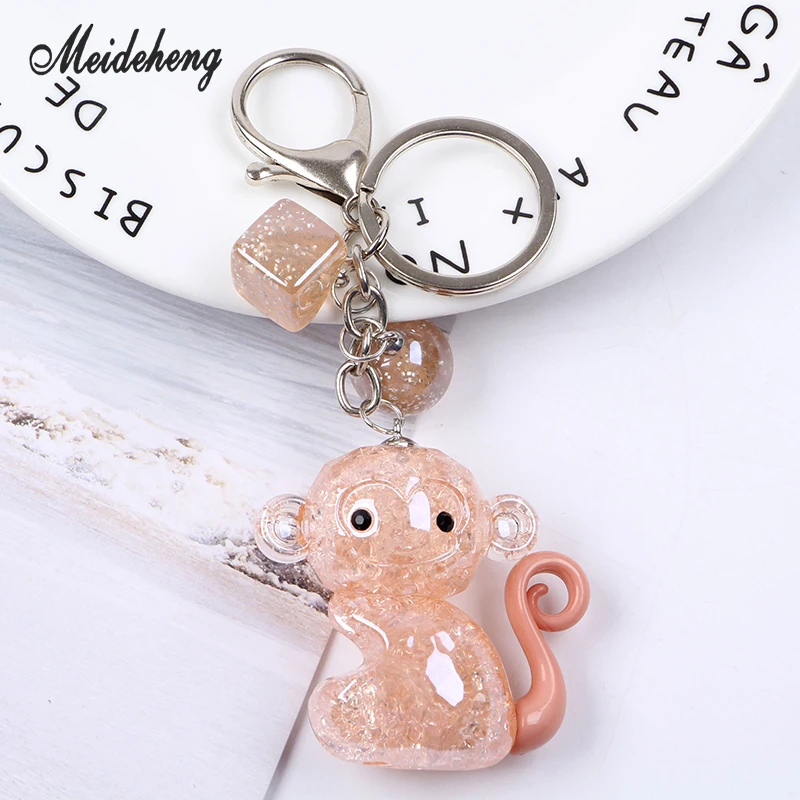 

Acrylic Big Cartoon beads Monkey Cracked beads Pendant of Key ring Handbag Ornament Children's Gift Jewellery accessories