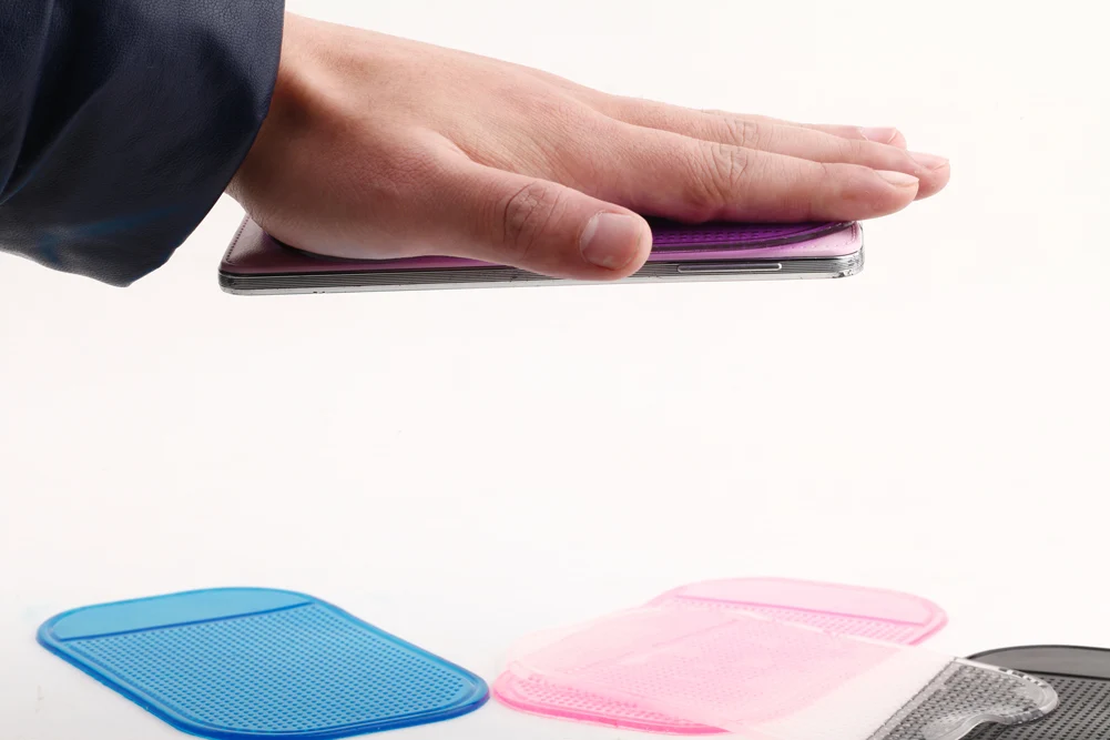 Car Dash Anti Slip Soft Mats Sticky Pads for Phone Key Pen Sunglasses Color Random 5pcs | Автомобили и мотоциклы