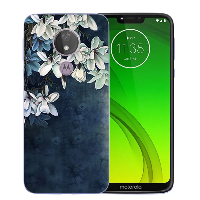 Силиконовые чехлы для телефонов 6 2 дюйма Moto G7 Power выше XT1955 полная защитная