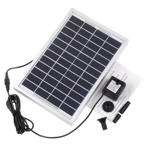 Gy-d-005 Large Power 5w Solar Energy Landscape Fountain Garden Brushless Dc Water Pump Обустройство дома
