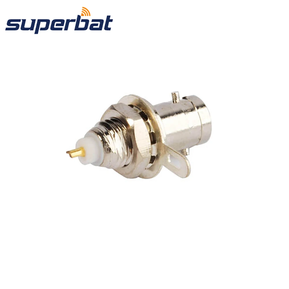 

Superbat Mini-BNC Panel Mount Jack with Nut Bulkhead and Solder up RF Coaxial Connector