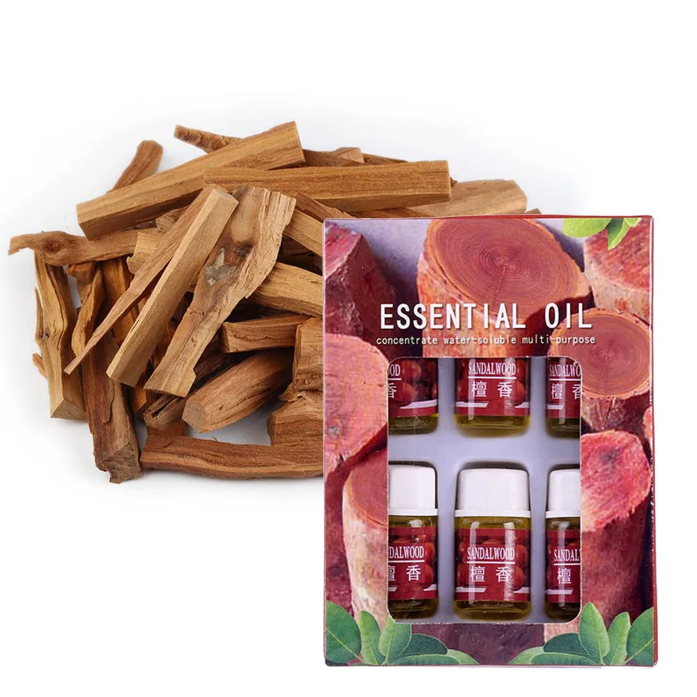 6 вкус 3 ML/Box живое растение Ароматические масло для душа спа-массаж ароматерапия эфирное масло питающий кожу Красота уход за кожей тела D