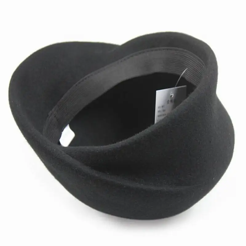 Новая шерстяная шапка для женщин и девушек вечерние фетровые шерстяные береты