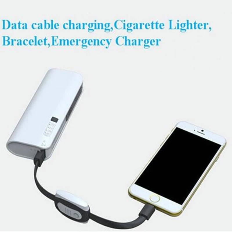 Кабель для быстрой зарядки и передачи данных телефона ветрозащитная зажигалка