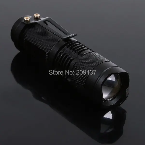 CREE Q5 500 люмен светодиодный ффонарь cree масштабируемый фонарик Для 1xAA или 1x14500