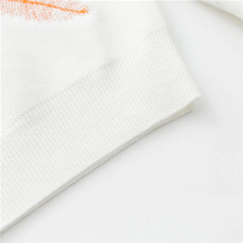 Йоланда пас хит! Женский трикотажный свитер с вышивкой в виде перьев | Женская