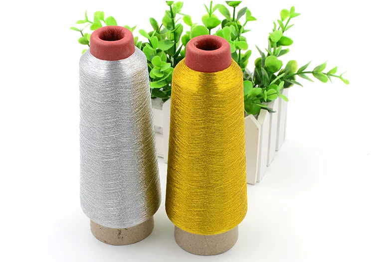 Золотая и серебряная нить для вышивки крестиком компьютерной сделай сам