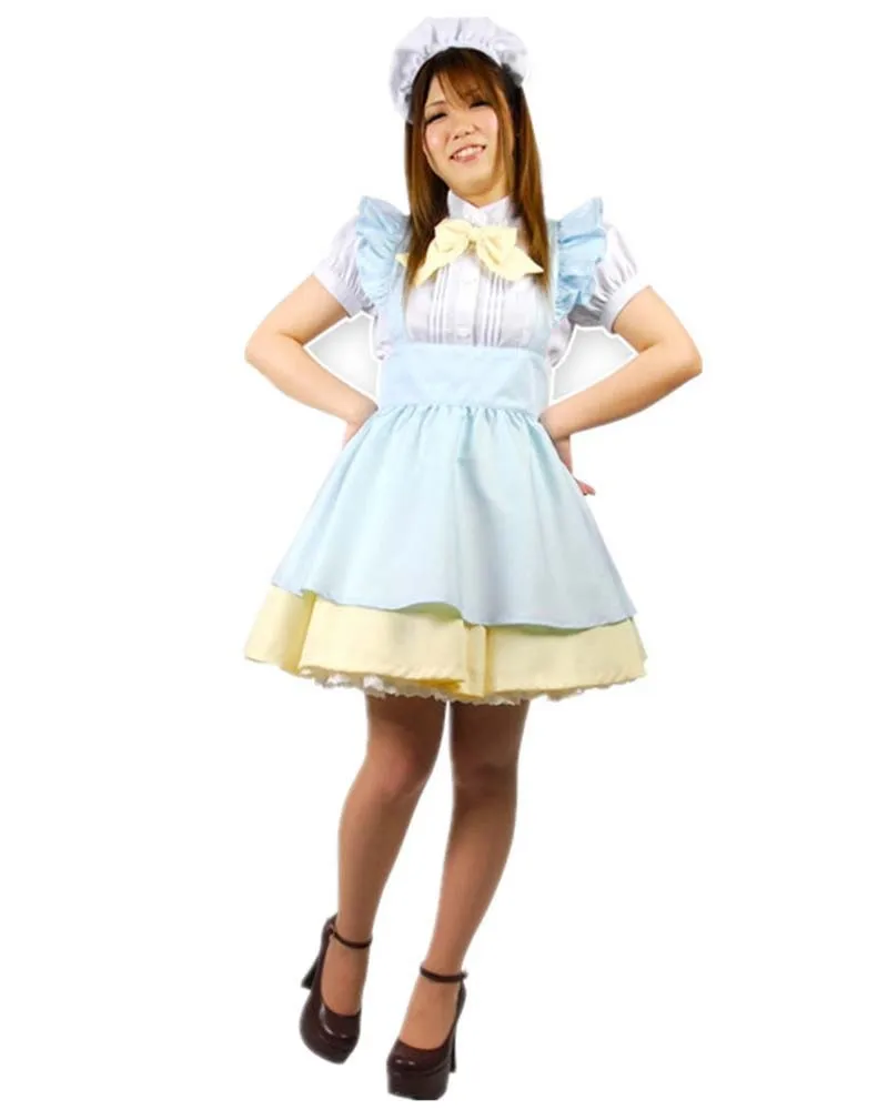 Новый Японии Аниме Конфеты Цветные Кафе Косплей Костюмы Платья Принцесс Платье