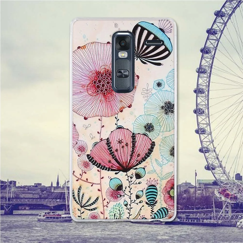 For LG Class Zero H740 Case Silicone Cartoon Paiting Pattern Back Cover Soft TPU Phone Bag Capa | Мобильные телефоны и