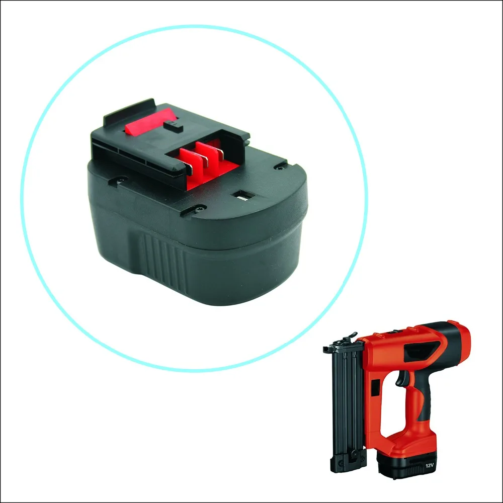 KINSUN Замена Мощность инструмент Батарея 12V 2.0Ah для BLACK&DECKER Аккумуляторная дрель электрическая отвертка A12 A12-XJ A12EX A1712 BD12PSK