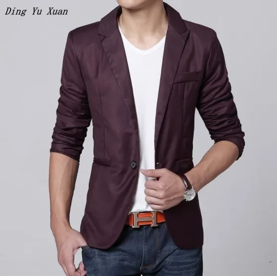 Мужской повседневный деловой пиджак приталенный для свадьбы розового черного синего серого бордового