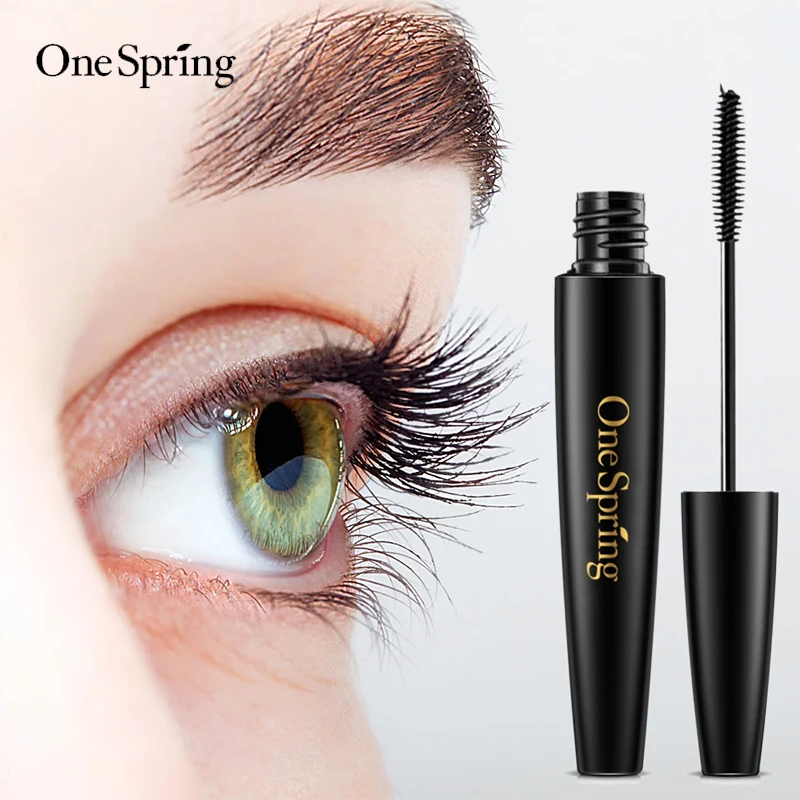 OneSpring макияж водонепроницаемые удлиненные тушь для ресниц черные чернила