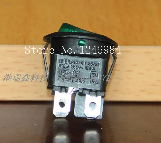 [SA] M20.5 выключатель питания RLEIL рокер круглый Кулисный переключатель AC 220 В зеленый