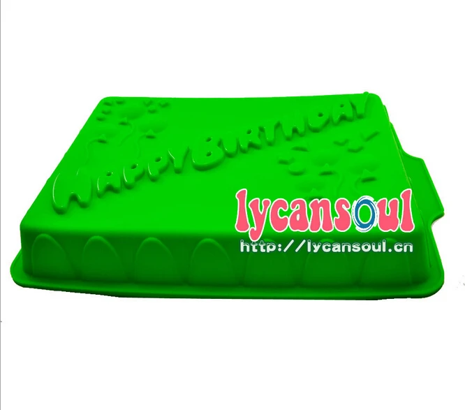 Прямоугольная 9 дюймовая Мусса для торта на день рождения силиконовая форма
