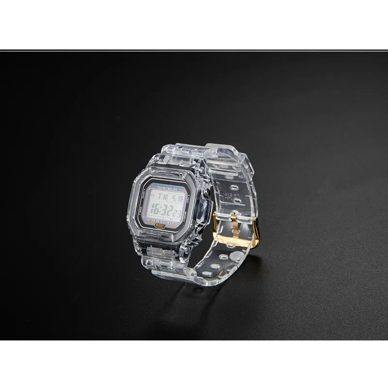 Ремешок силиконовый для DW5600 DW5610 резиновый спортивный водонепроницаемый