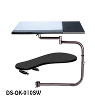 ok010s multifunctional chair clamping keyboard holder lapdesksquare mouse padchair arm clamping xl size mouse pad